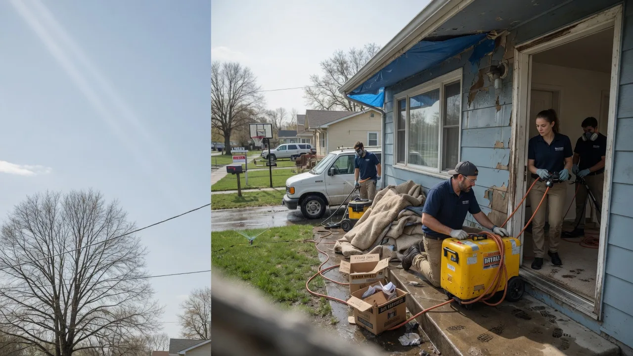 Basement Flood Cleanup in Cherryvale, KS near me